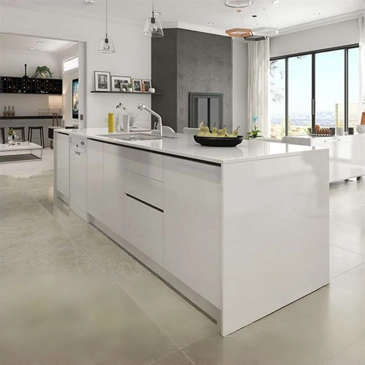 Kabinet Dapur Panel Rata Moden